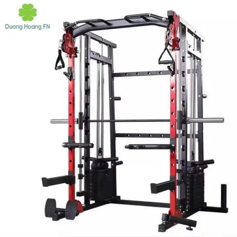 Giàn smith đa năng DHFN9in1RED – Sản phẩm tập Gym tại nhà chất lượng cao