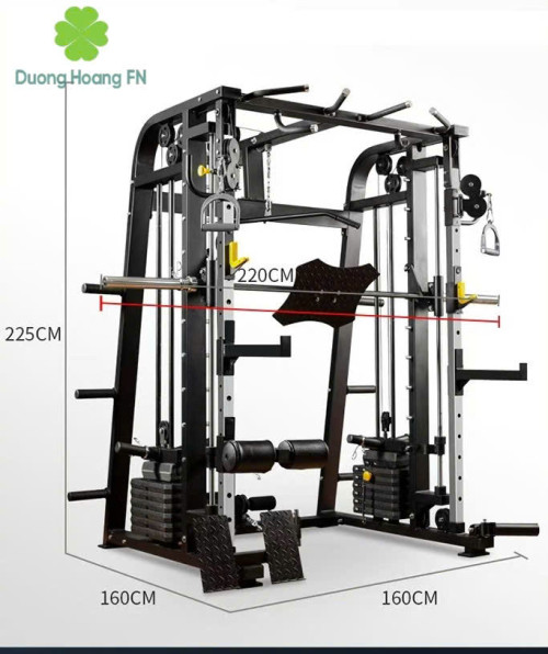 Giàn tạ đa năng DHFN10in1DL 2025 – Phiên bản cao cấp với xô đơn rời
