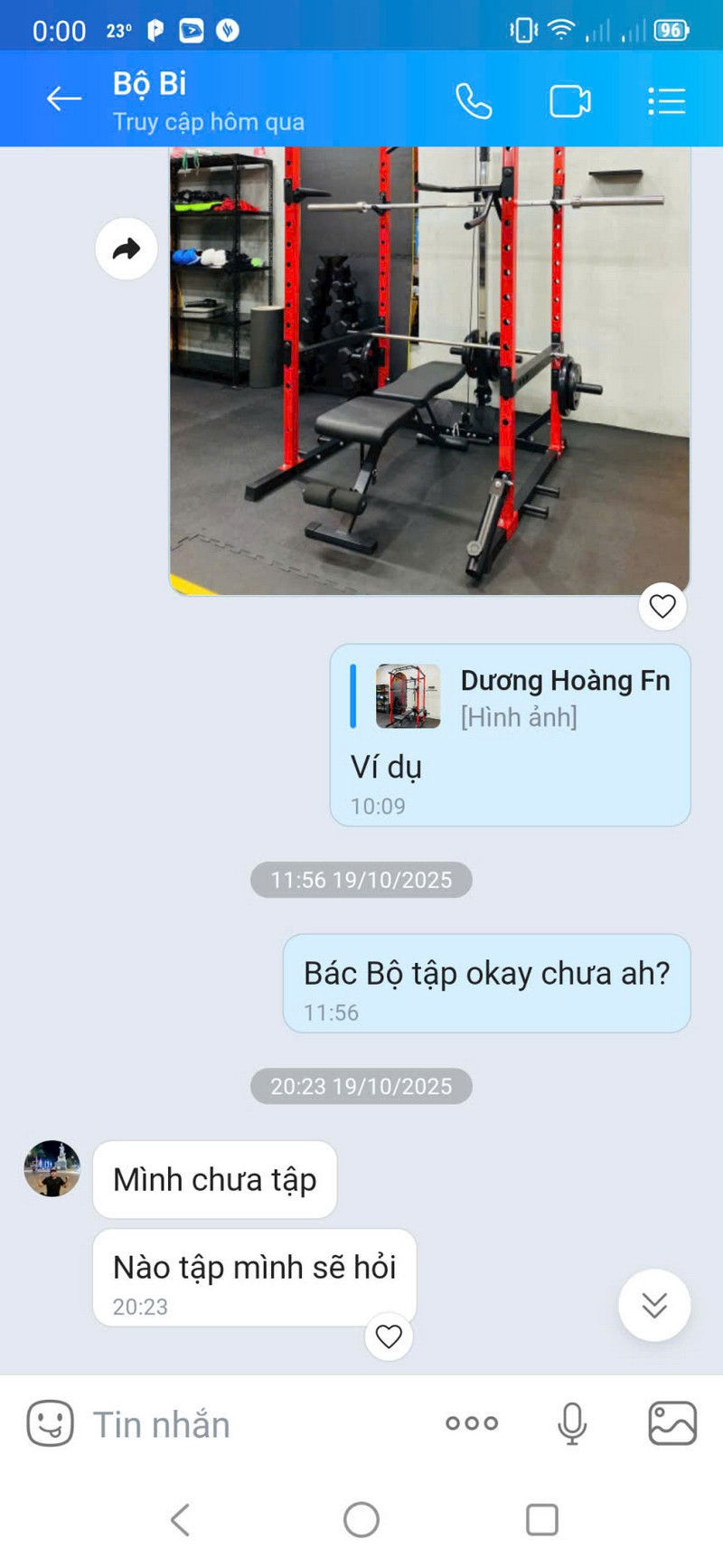 FEEDBACK thực tế khung rack xô vai đơn DHFNXD 02