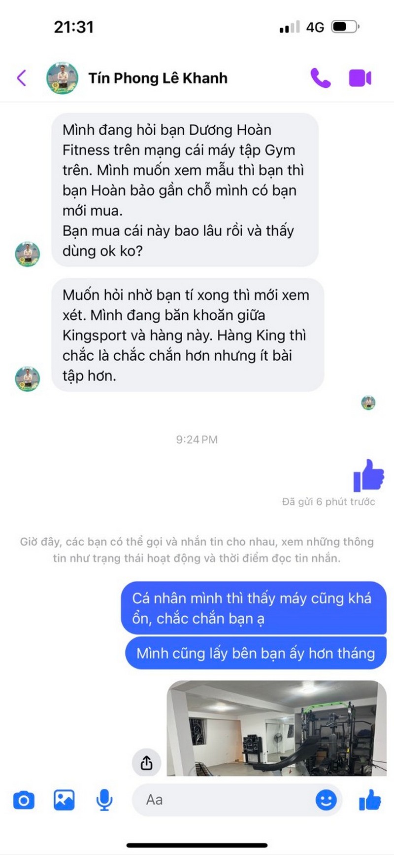 feedback thực tế sau 1 tháng sử dụng giàn tạ đa năng tại nhà 1