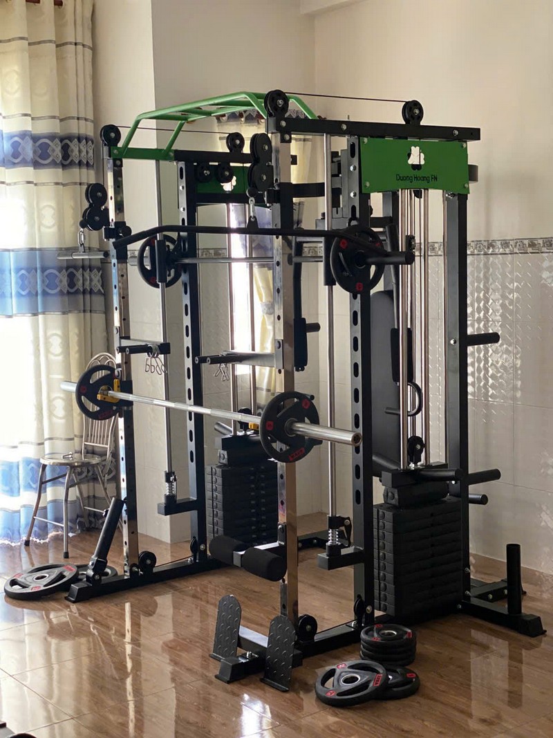 góc nghiêng phải của giàn tạ đa năng DHFN10in1