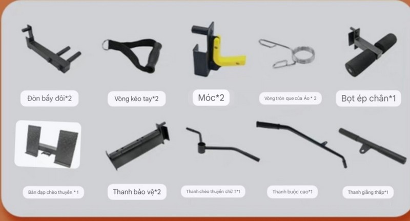 Phụ kiện đi kèm dhfn10in1