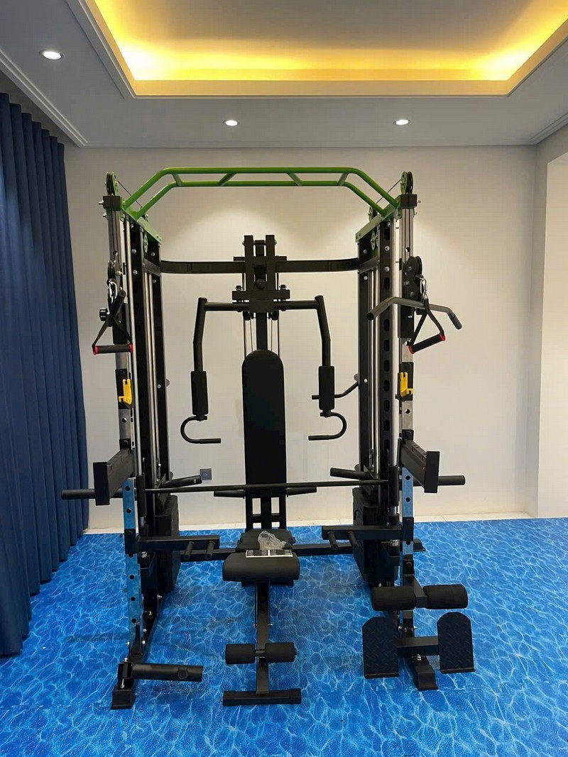 góc nghiêng trái của giàn tạ đa năng DHFN10in1 2