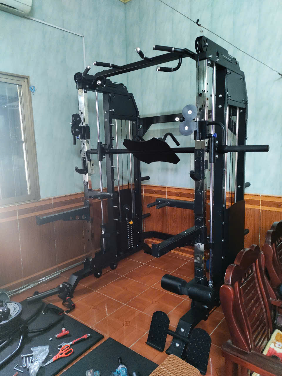 toàn cảnh giàn tạ đa năng dhfn10in1plus