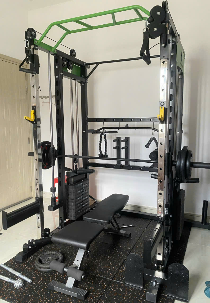 Toàn cảnh giàn tạ đa năng DHFN9in1 thiết kế hiện đại, chắc chắn
