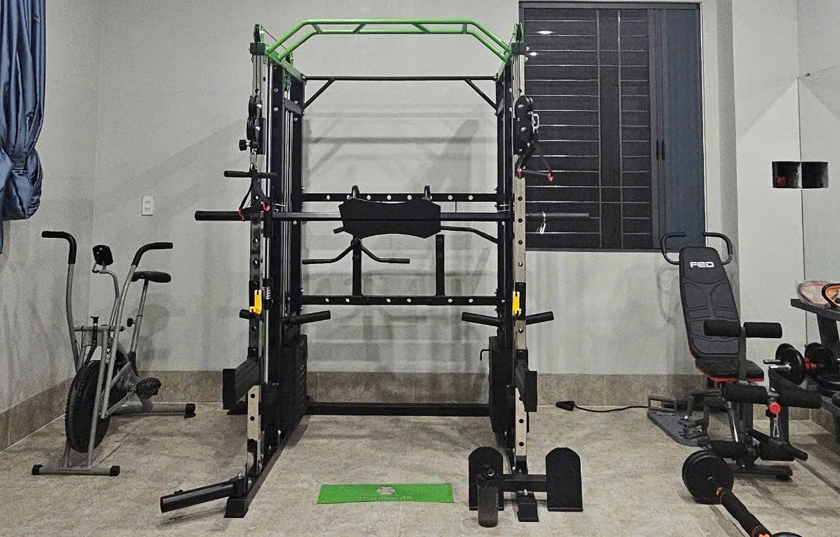 Tập gym tại nhà hiệu quả với giàn tạ DHFN9in1