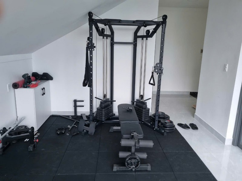 Toàn bộ phụ kiện đi kèm giàn tạ DHFNR chính hãng