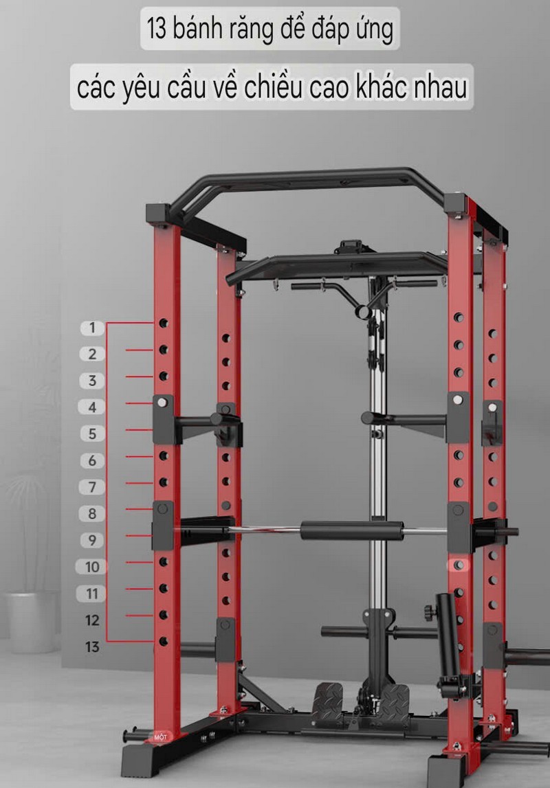 Khung rack kết hợp xô đơn DHFNXR 02