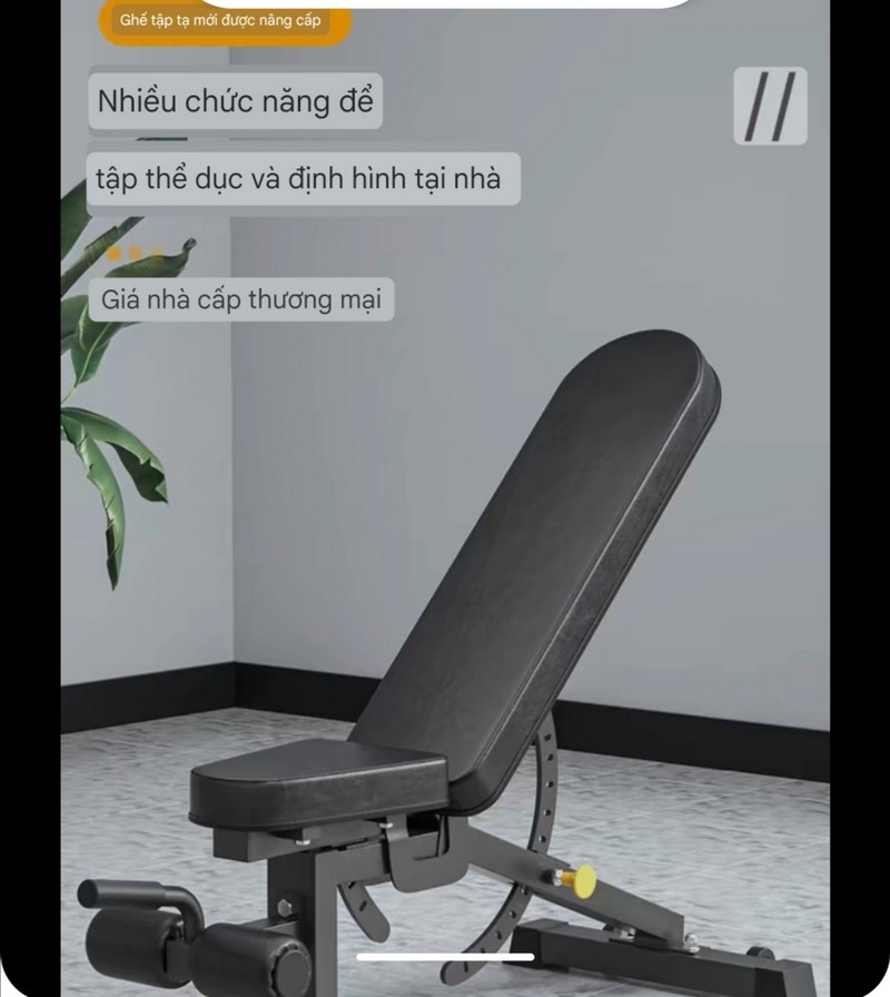 Ghế đa năng Homegym DHFN4 toàn cảnh thiết kế chắc chắn 03