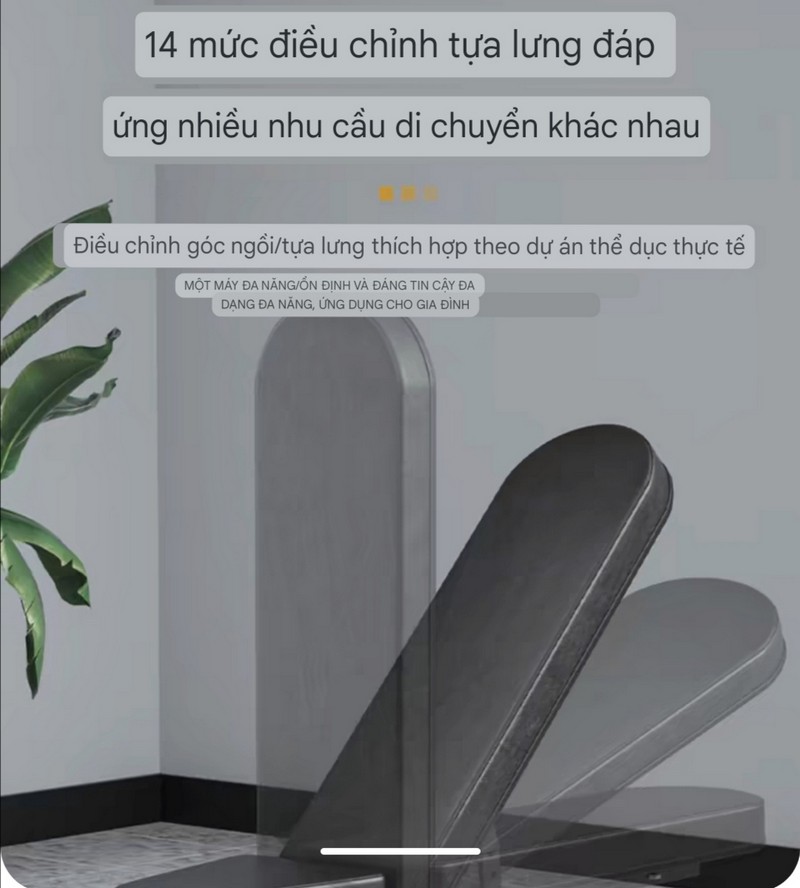 Ghế đa năng Homegym DHFN4 toàn cảnh thiết kế chắc chắn 02