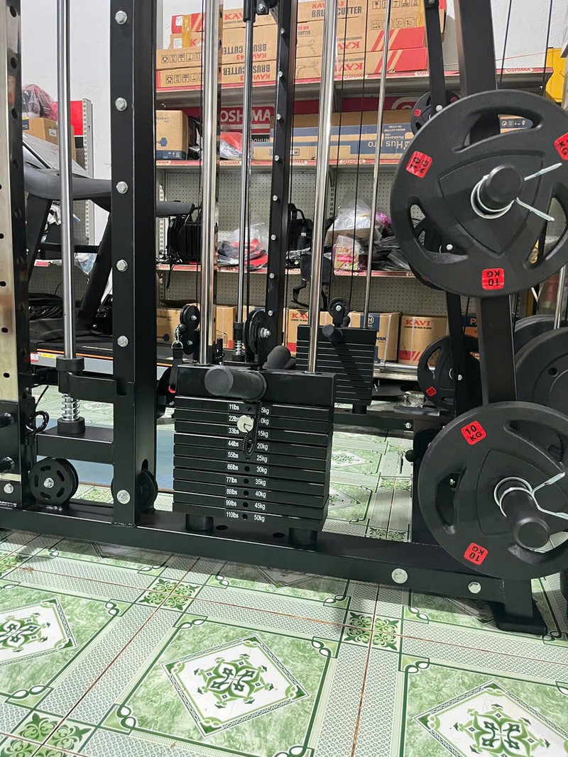 Giàn tạ đa năng DHFN10in1DL bản thép 02