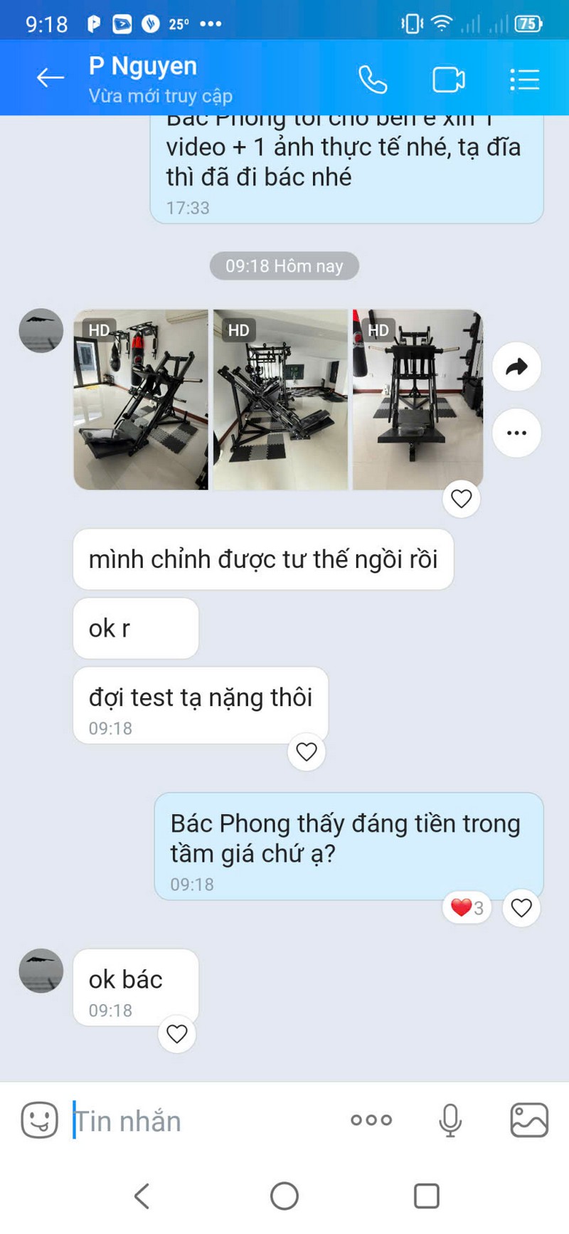 máy đạp đùi 2 chức năng DHFN phản hồi