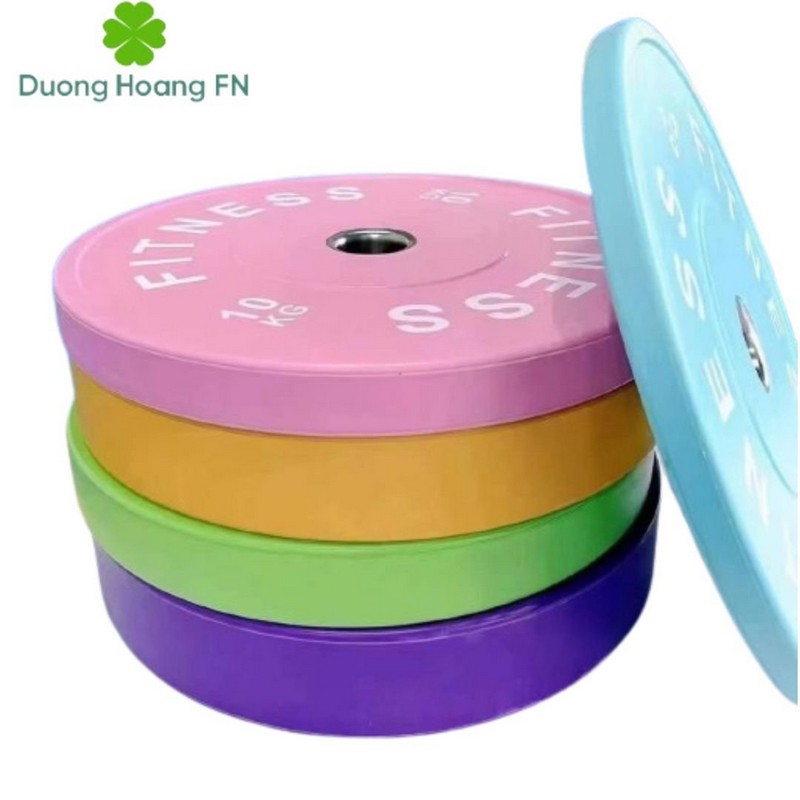 Chi tiết lỗ tạ Fitness phi 50 tương thích thanh đòn Olympic