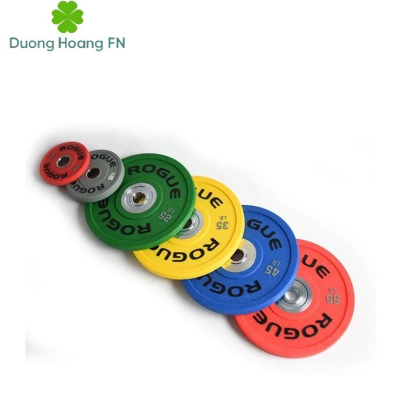 Chi tiết lỗ tạ Rogue phi 50 tương thích thanh đòn Olympic