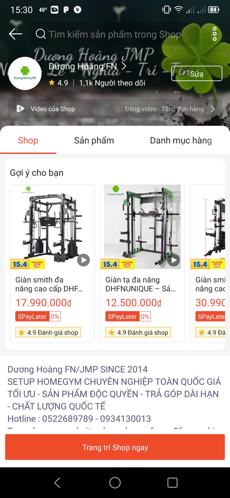 Dương Hoàng FN – Đối tác tin cậy cho phòng gym tại nhà