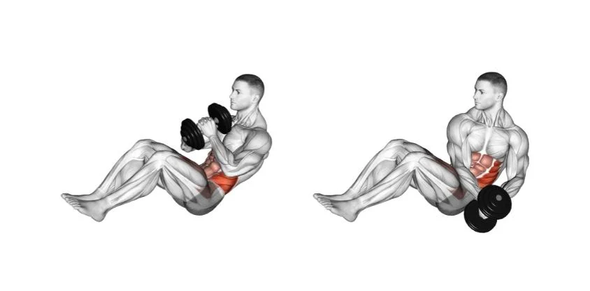 Russian Twist với bóng – Siết cơ liên sườn hiệu quả